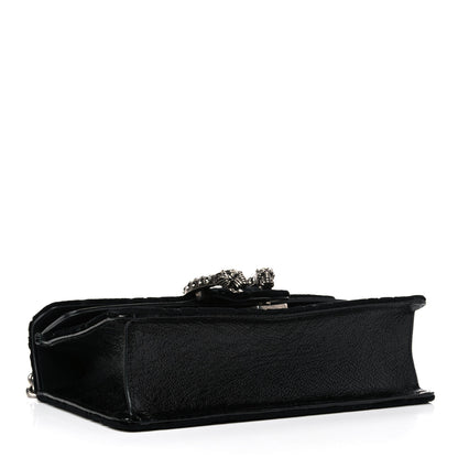 Gucci Velvet Skipper Crystal GG Monogram Small Dionysus Shoulder Bag Black Black Diamond 4 of 12