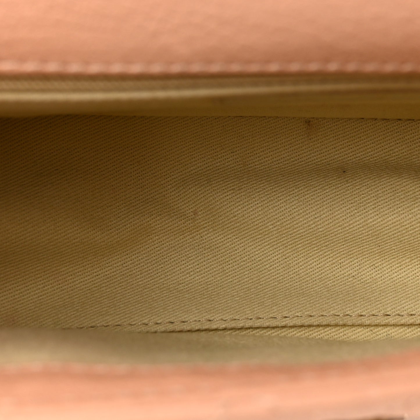 Goatskin Quilted Rita Flap Beige