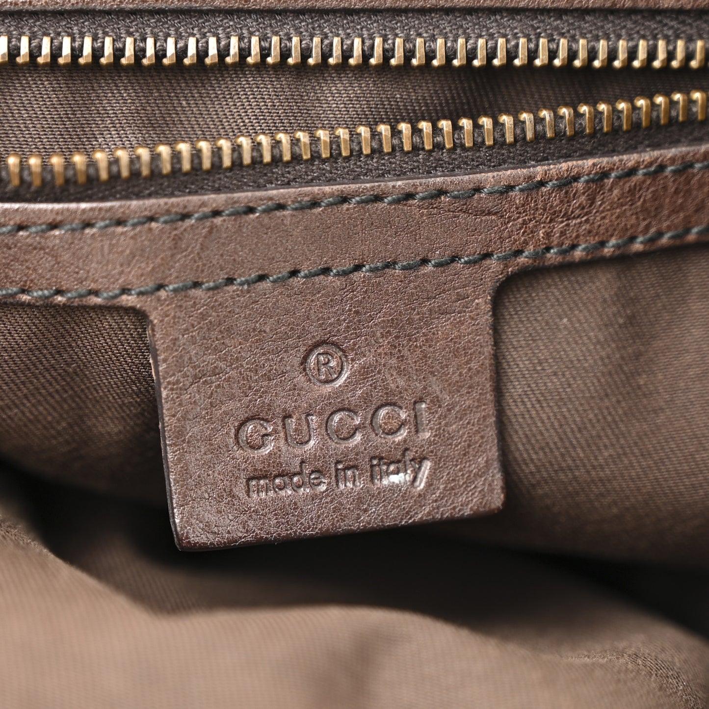 Monogram Medium Jockey Tote Dark Brown