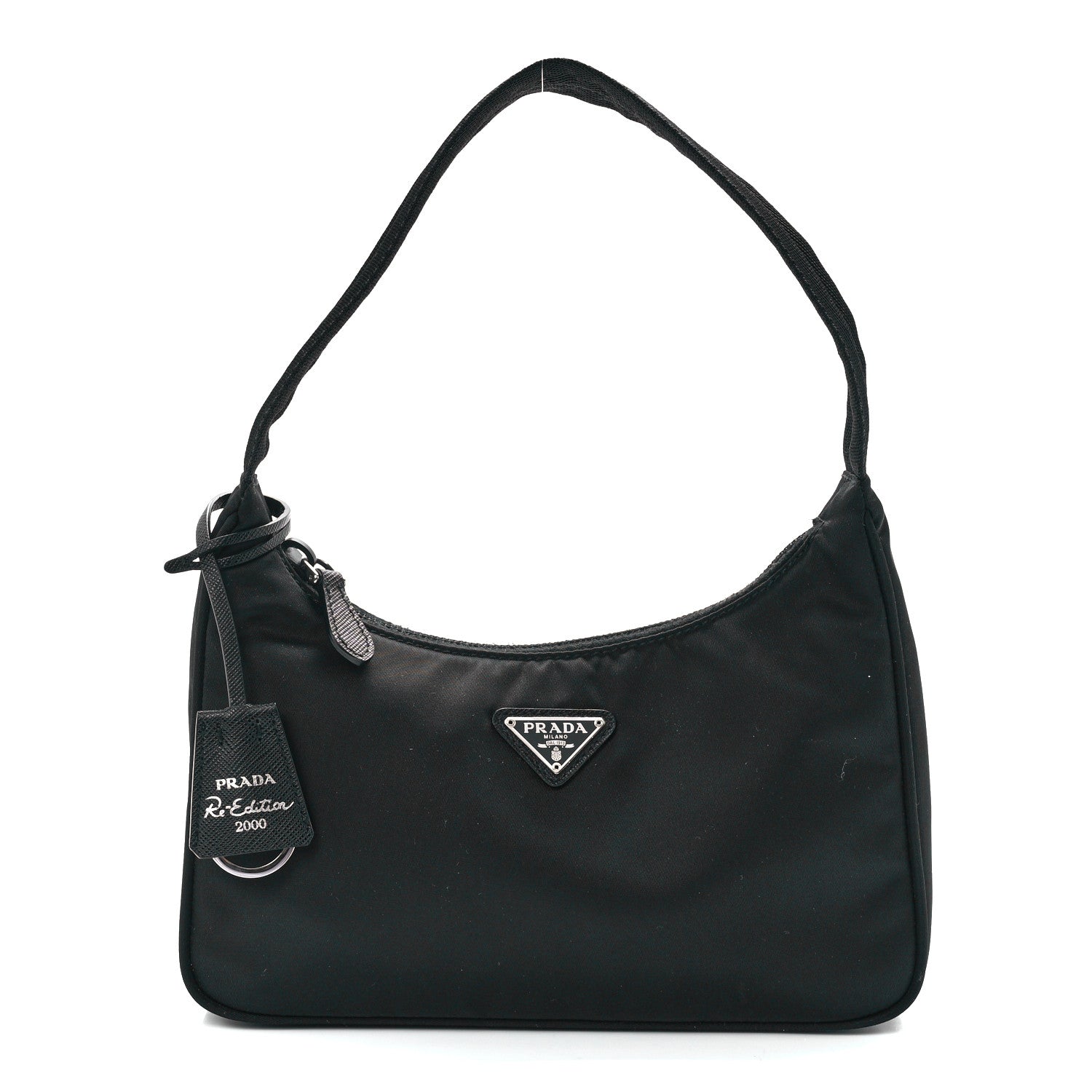 Prada Tessuto Nylon Mini Re-Edition 2000 Bag Black 1 of 12