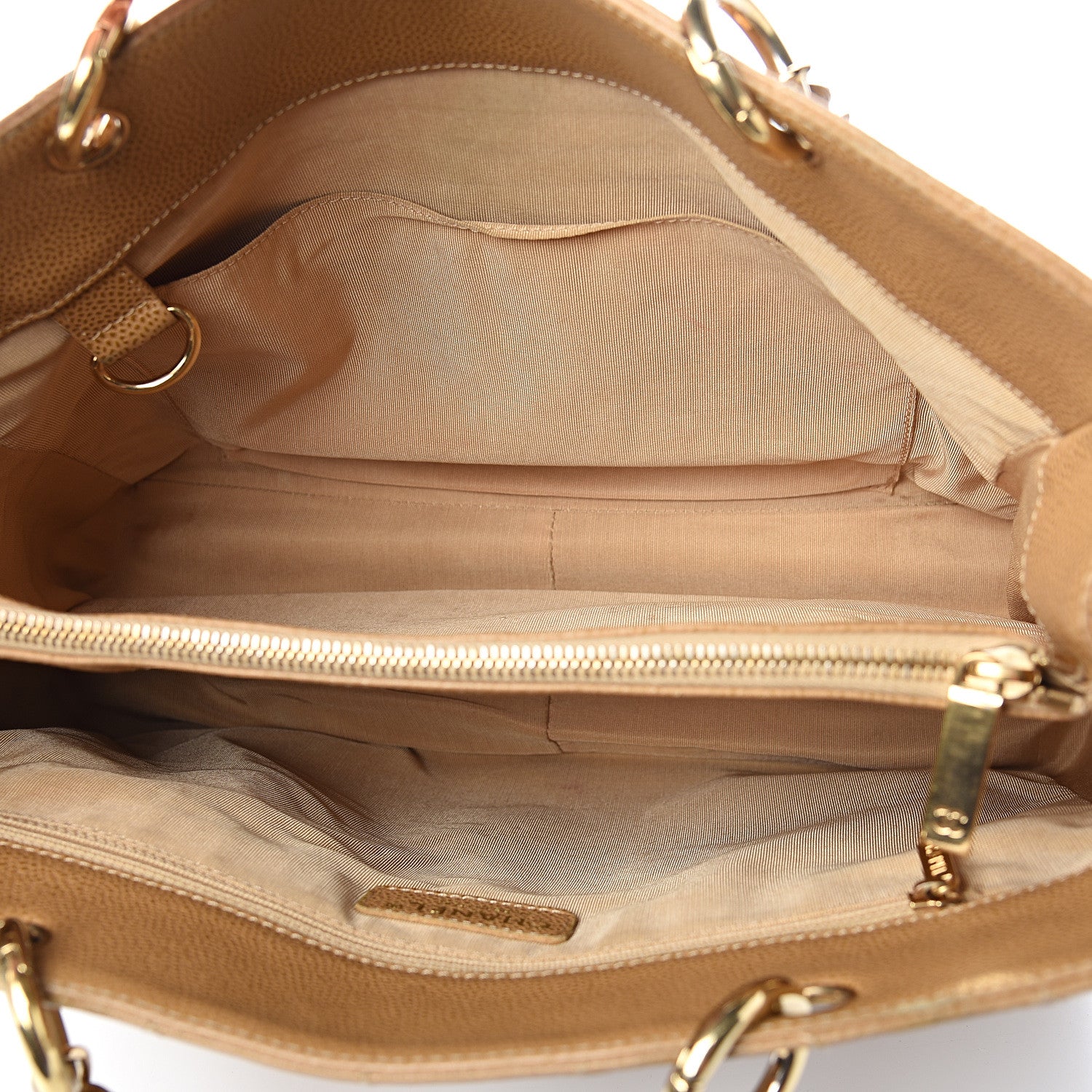 Chanel Caviar Quilted Grand Shopping Tote GST Beige 4 of 14