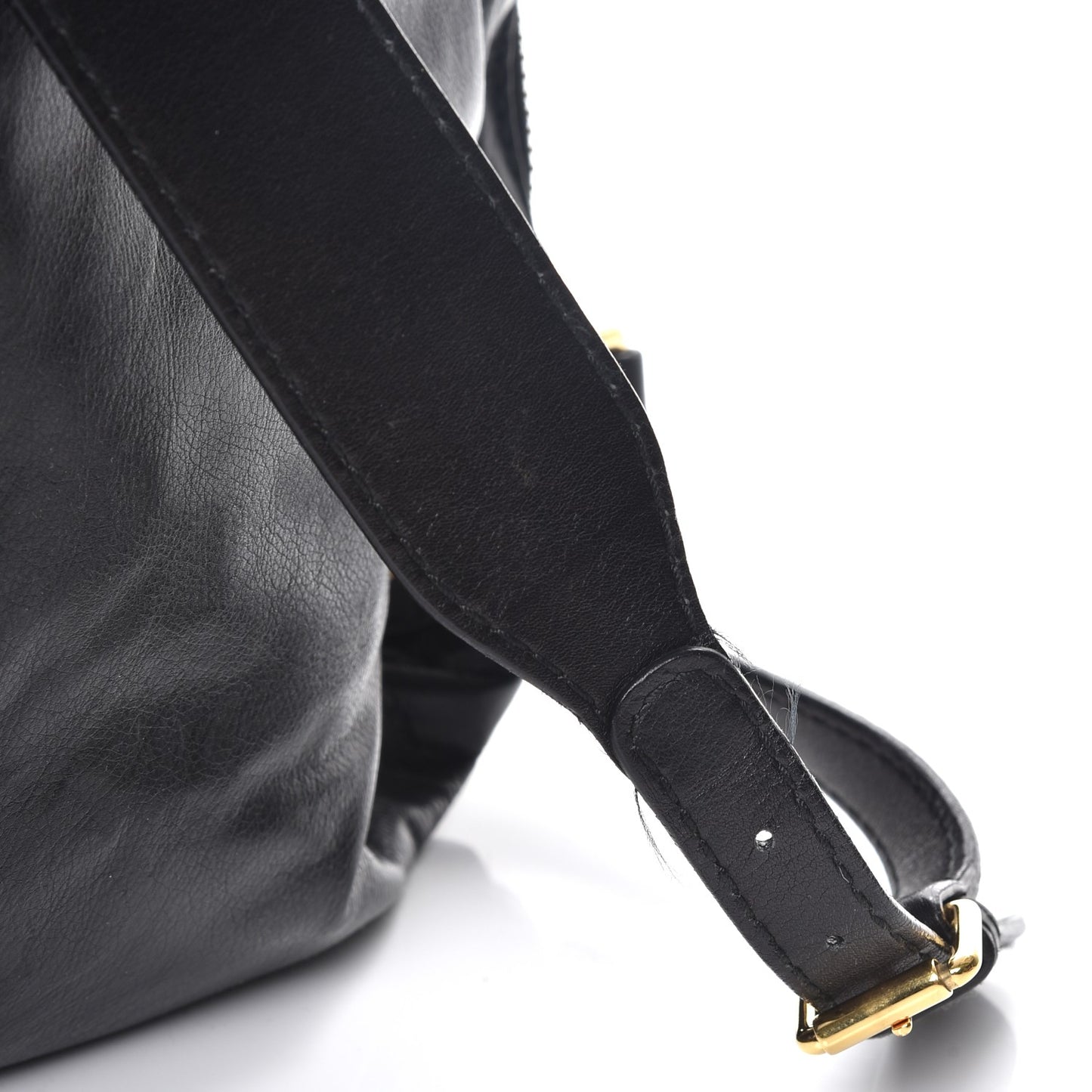Lambskin Large Darwin Convertible Backpack Black