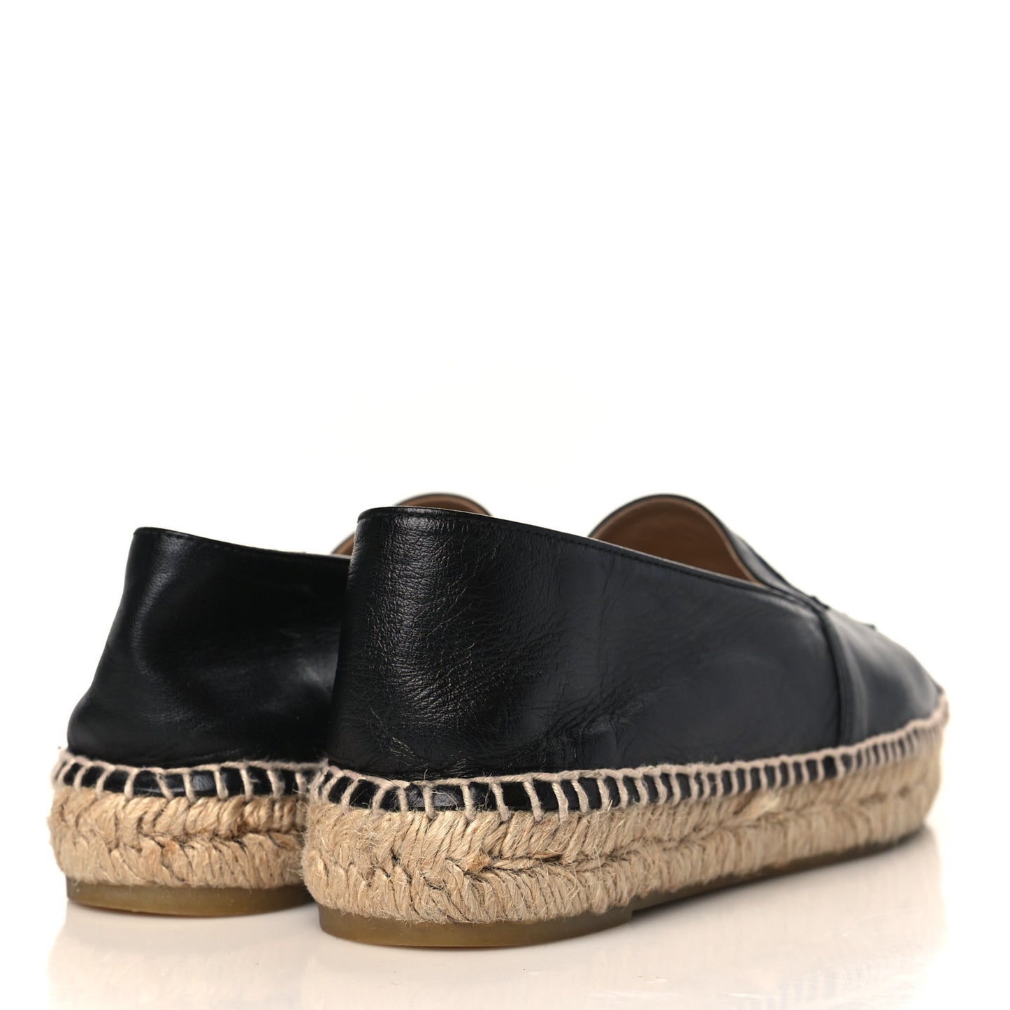 Lambskin CC Espadrilles 39 Black