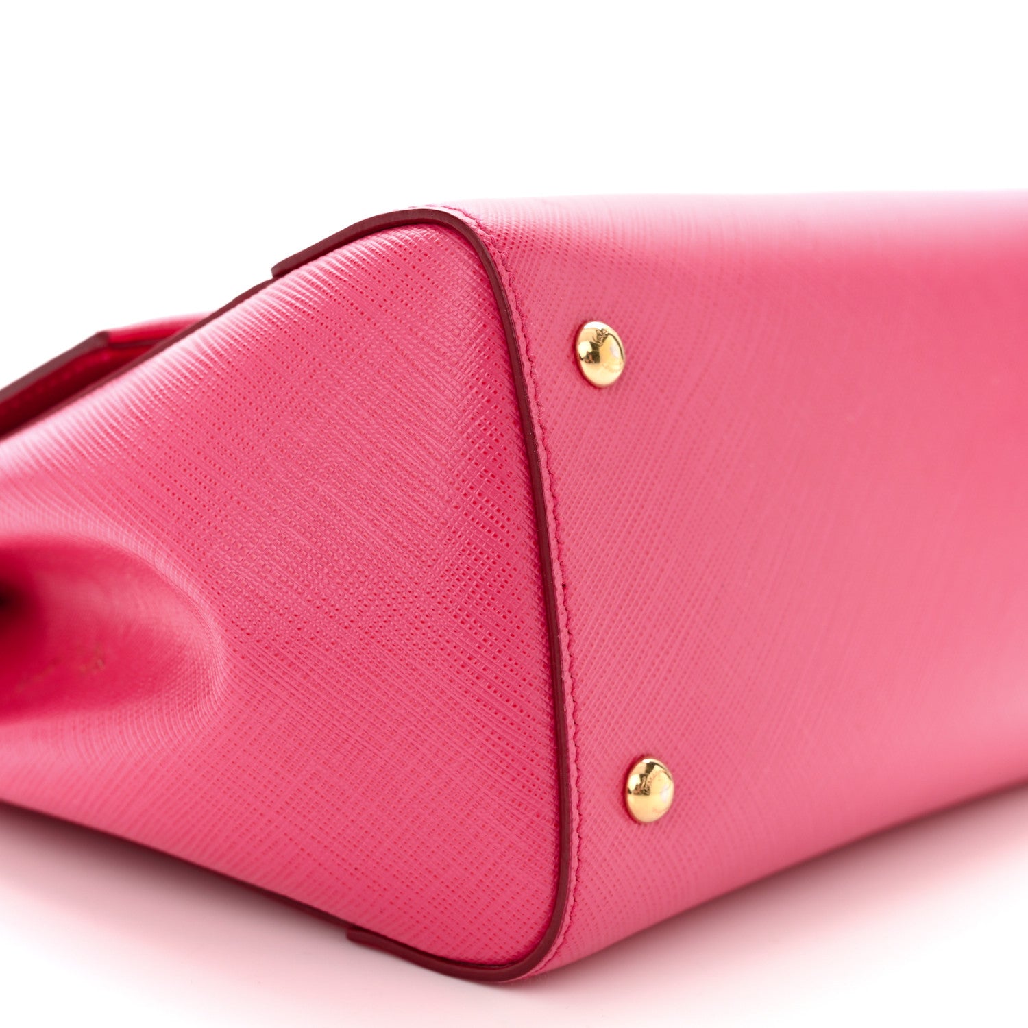Salvatore Ferragamo Saffiano Carrie Shoulder Bag Pink 8 of 12