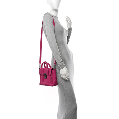 3.1 Phillip Lim Textured Calfskin Mini Pashli Satchel Bright Fuchsia 2 of 11