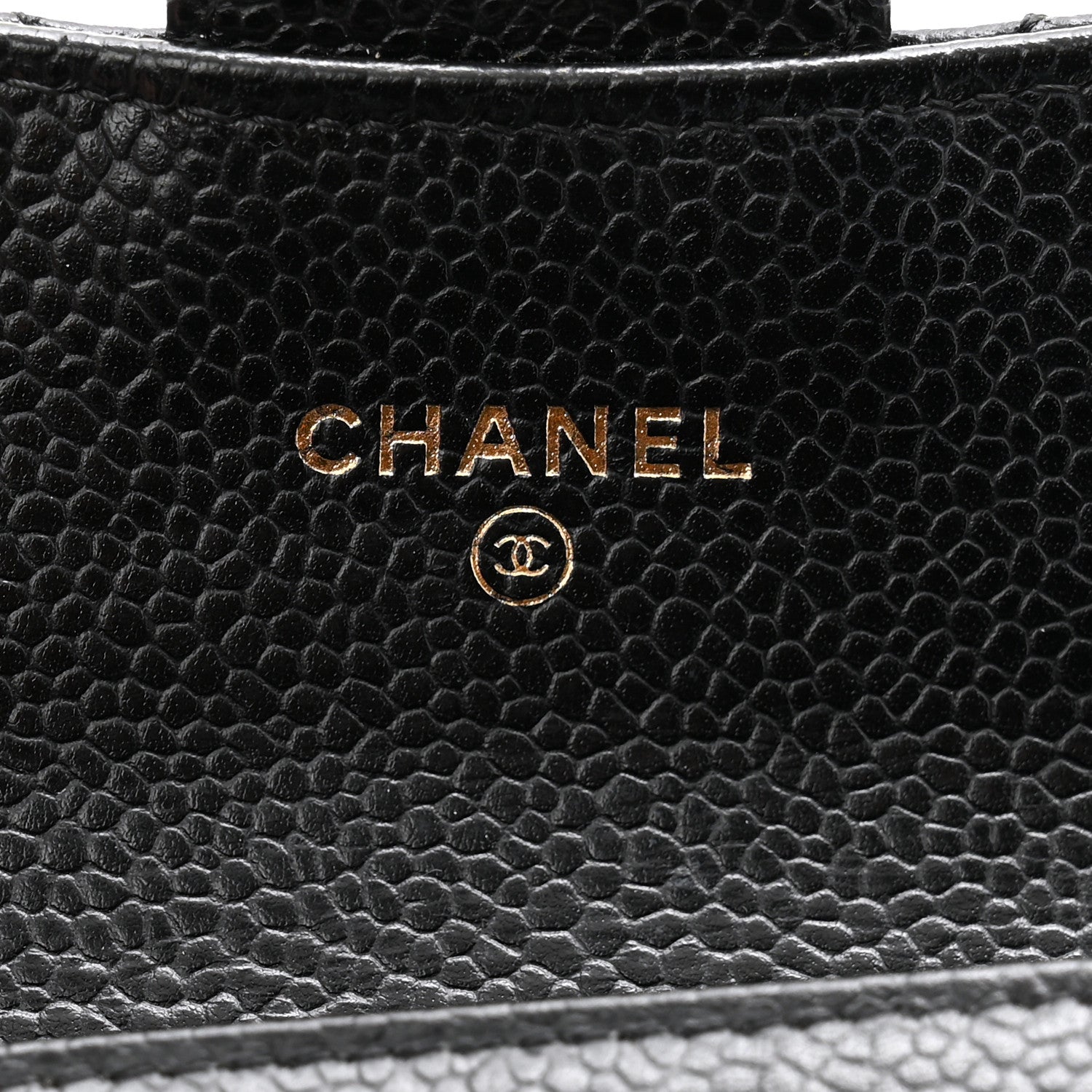 Chanel Caviar Quilted Flap Card Holder Wallet Black 6 of 10