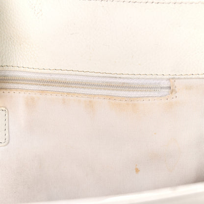 Chanel Calfskin Cerf Executive Shopper Tote White 7 of 24