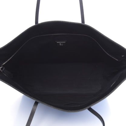 Fendi Vitello Elite Cuoio Monster Buggies Medium Roll Tote Blue Royal Black 5 of 15