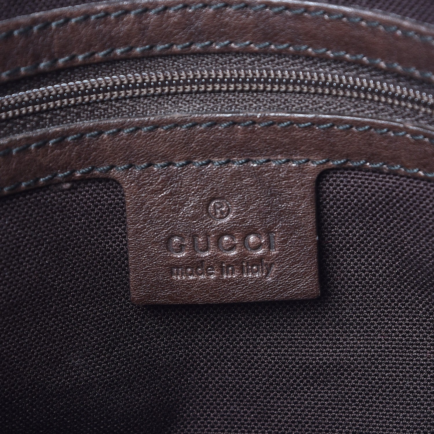 Gucci Crystal Monogram Medium Babouska Boston Dark Brown 6 of 8