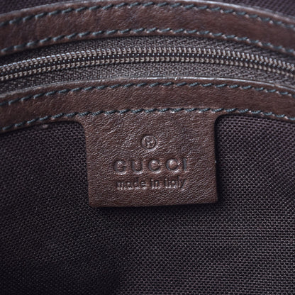 Gucci Crystal Monogram Medium Babouska Boston Dark Brown 6 of 8