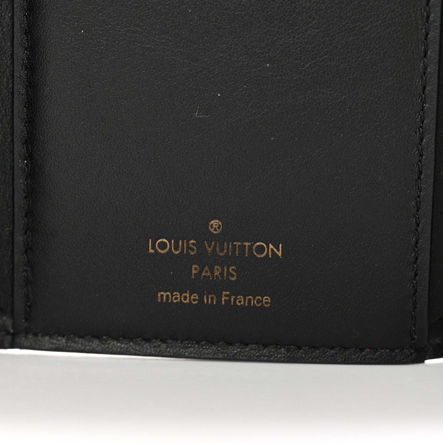 Louis Vuitton Taurillon Embellished Capucines Compact Wallet Black 6 of 7
