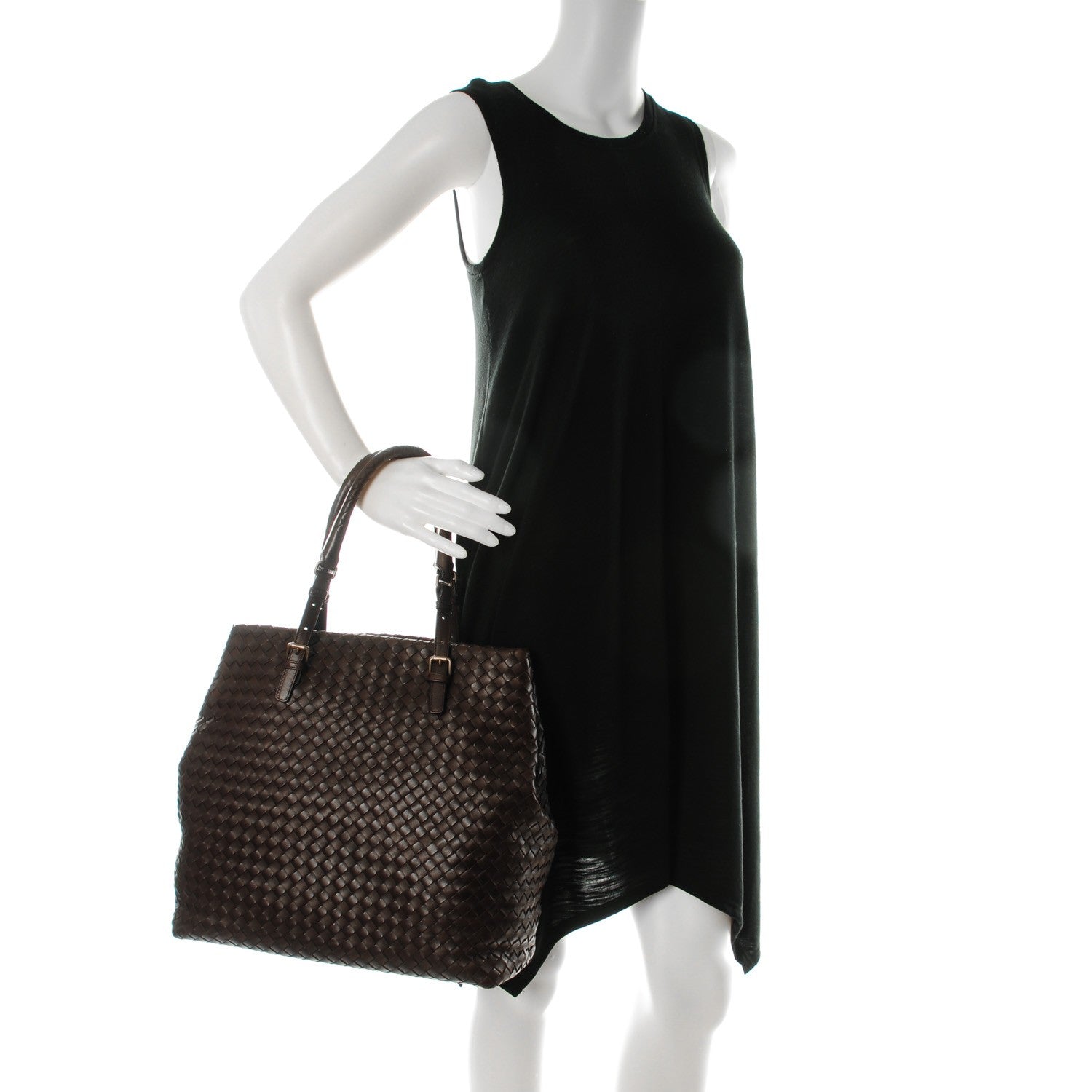 Bottega Veneta Nappa Intrecciato Tote Ebano 2 of 7