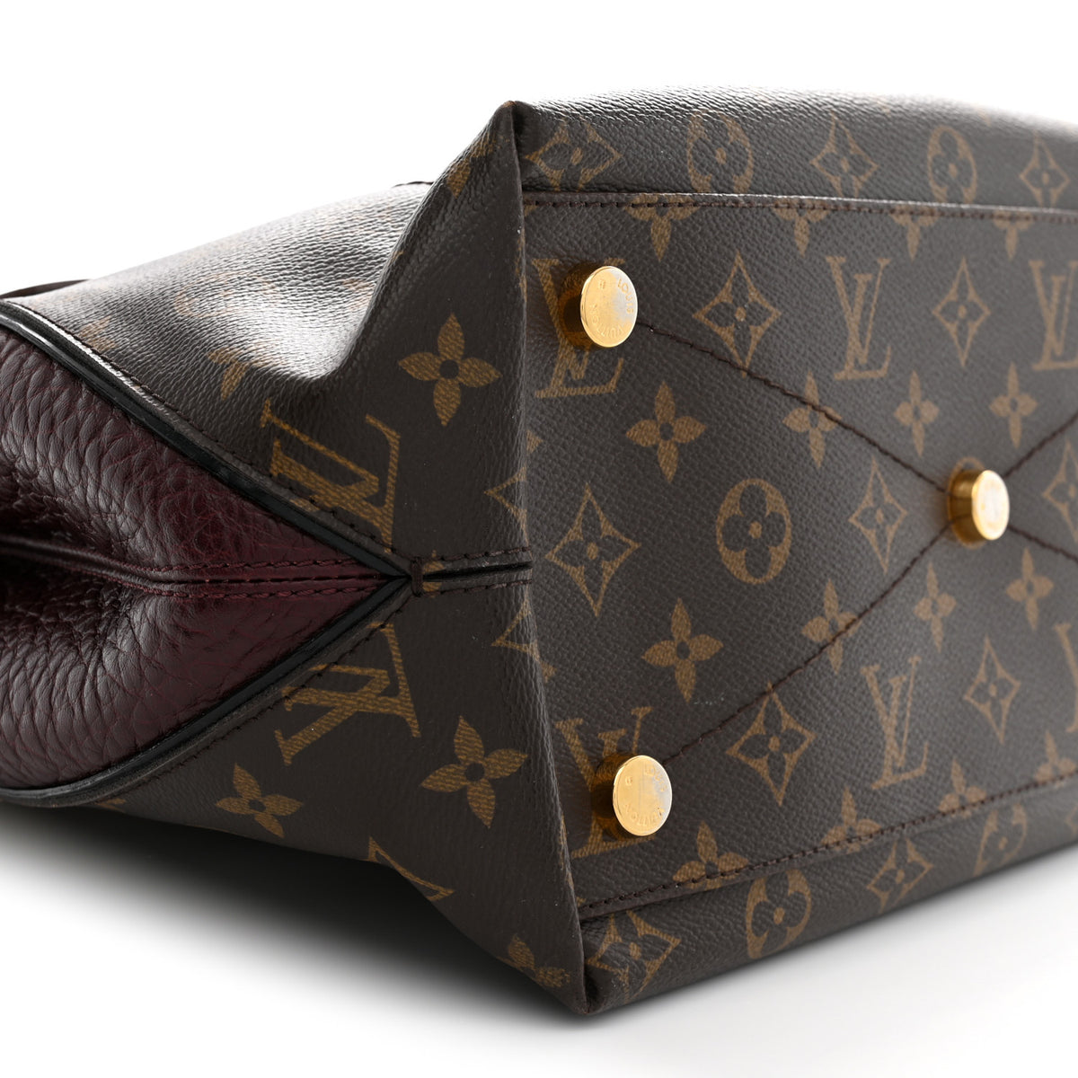 Ostrich Lizard Majestueux Tote MM Bordeaux