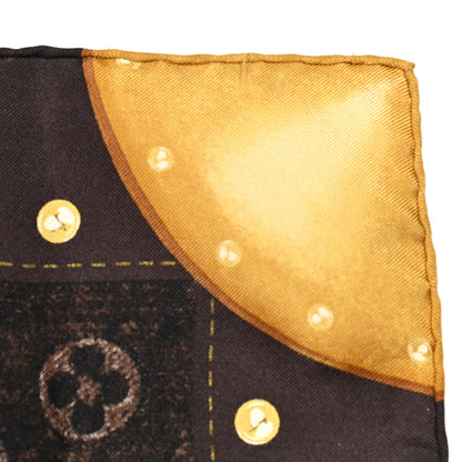 Louis Vuitton Cotton Denim Monogram Scarf Ebene 4 of 6