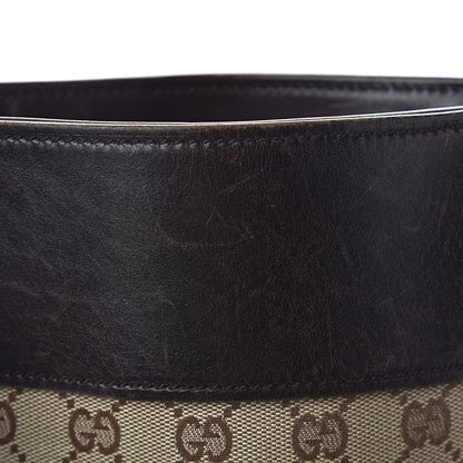 Gucci Monogram Calfskin Tote Dark Brown 12 of 18