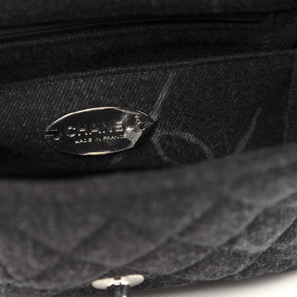 Chanel Denim CC Quilted Mini Square Flap Black 6 of 11