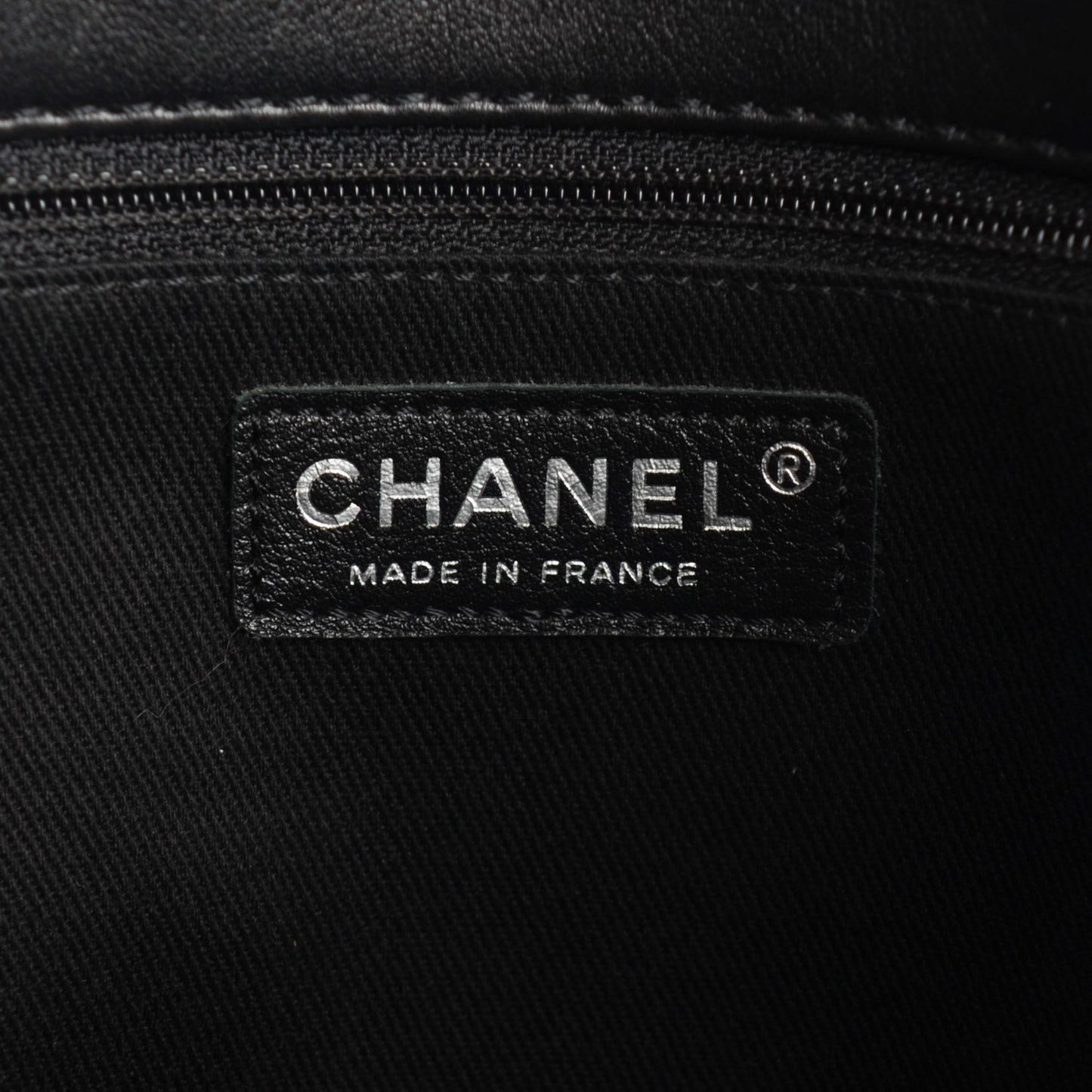 Calfskin Quilted In the Business North South Tote Black