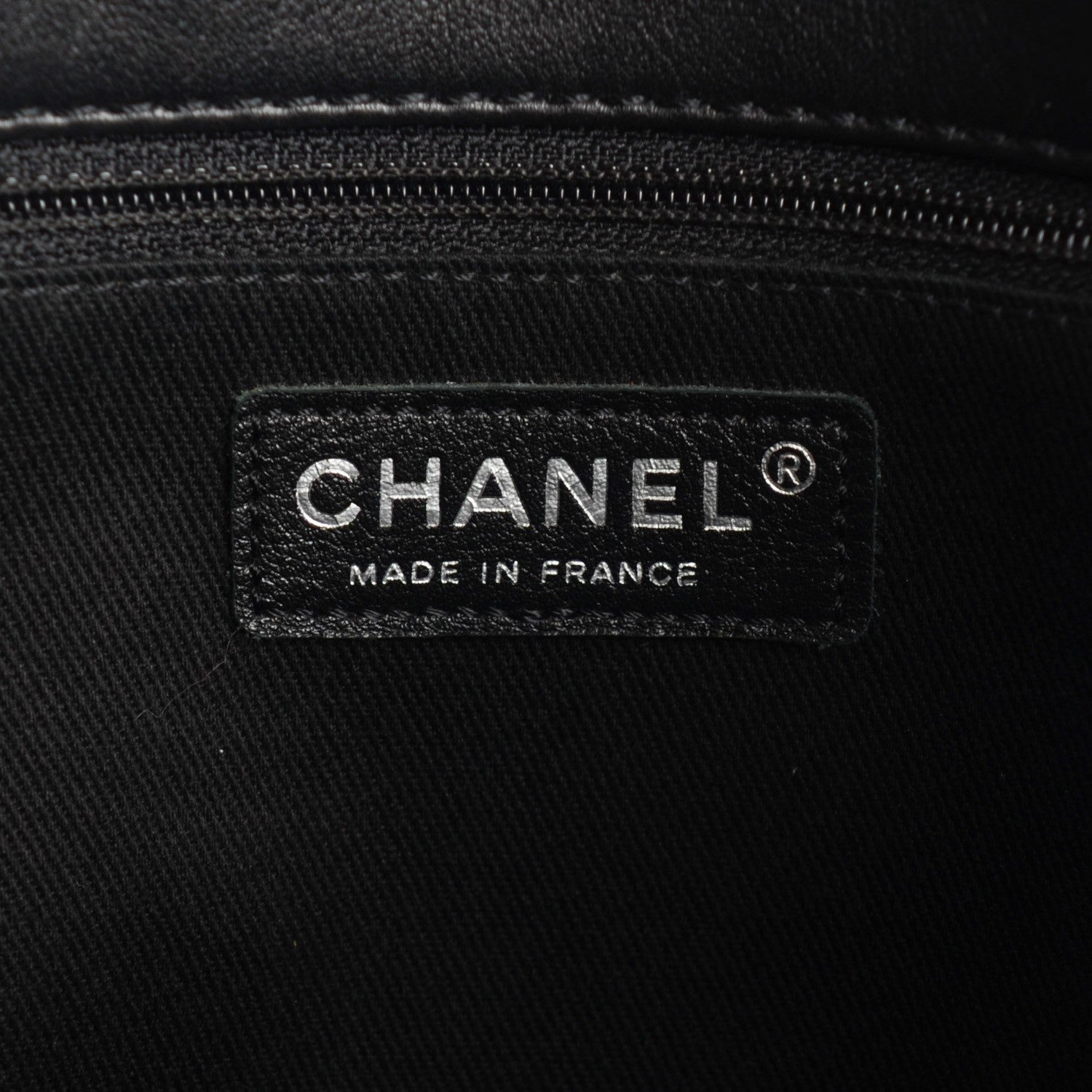 Chanel Calfskin Quilted In the Business North South Tote Black 6 of 7