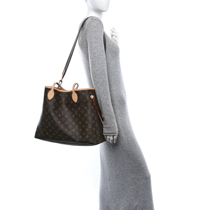 Louis Vuitton Monogram Stamped Inside Out Neverfull Bandouliere GM Beige 5 of 15