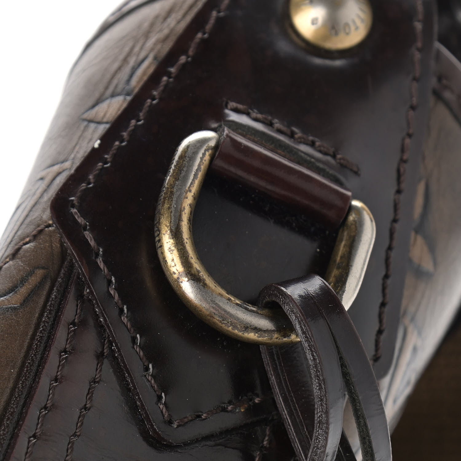 Louis Vuitton Monogram Embossed Sergent PM Bronze 13 of 13