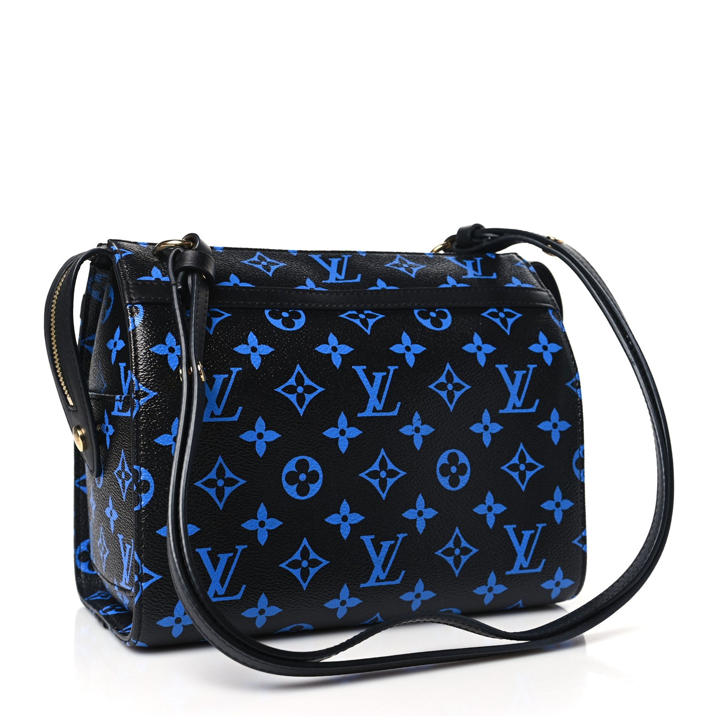 Colored Monogram Speedy Amazon PM Blue Black