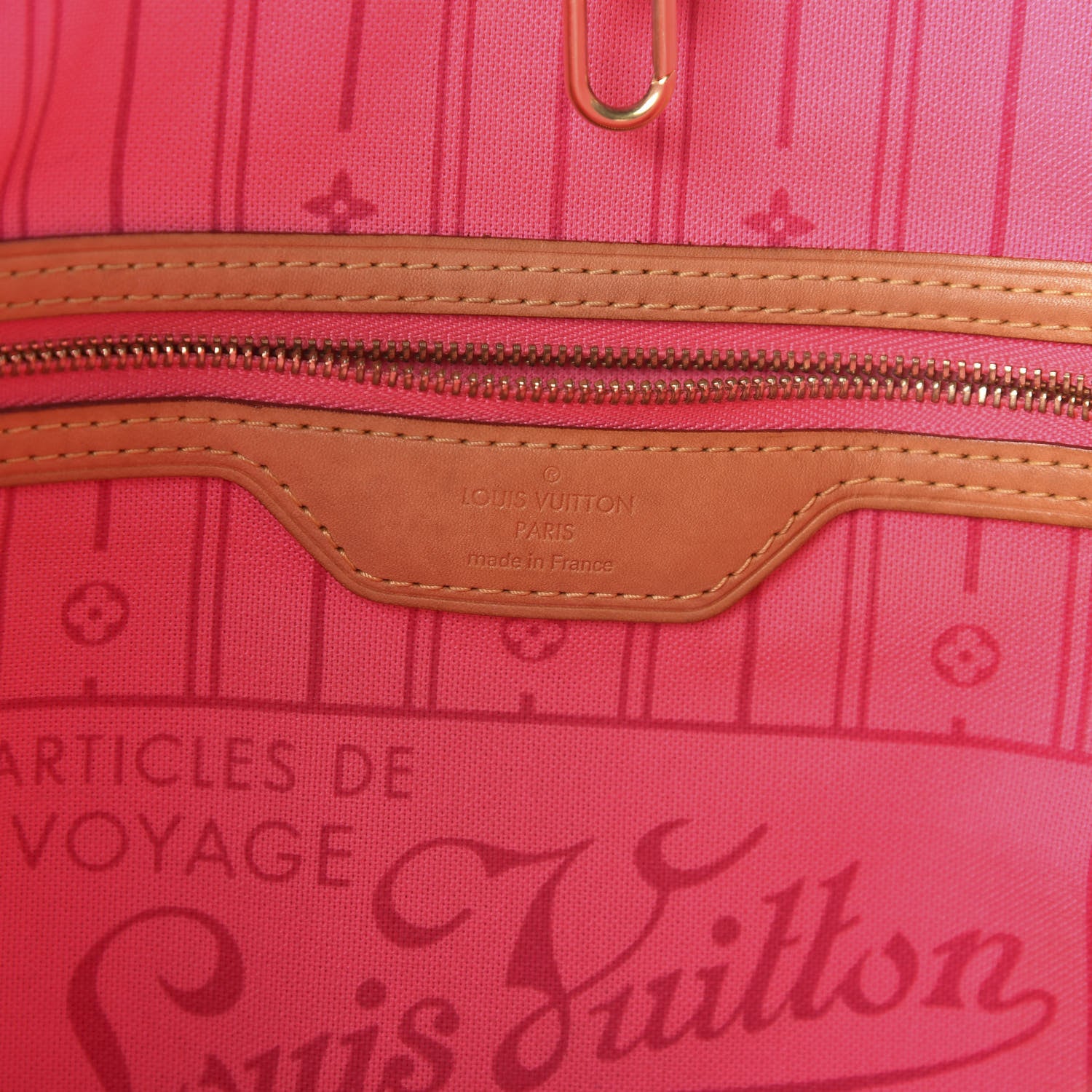 Louis Vuitton Monogram Roses Neverfull MM 8 of 10