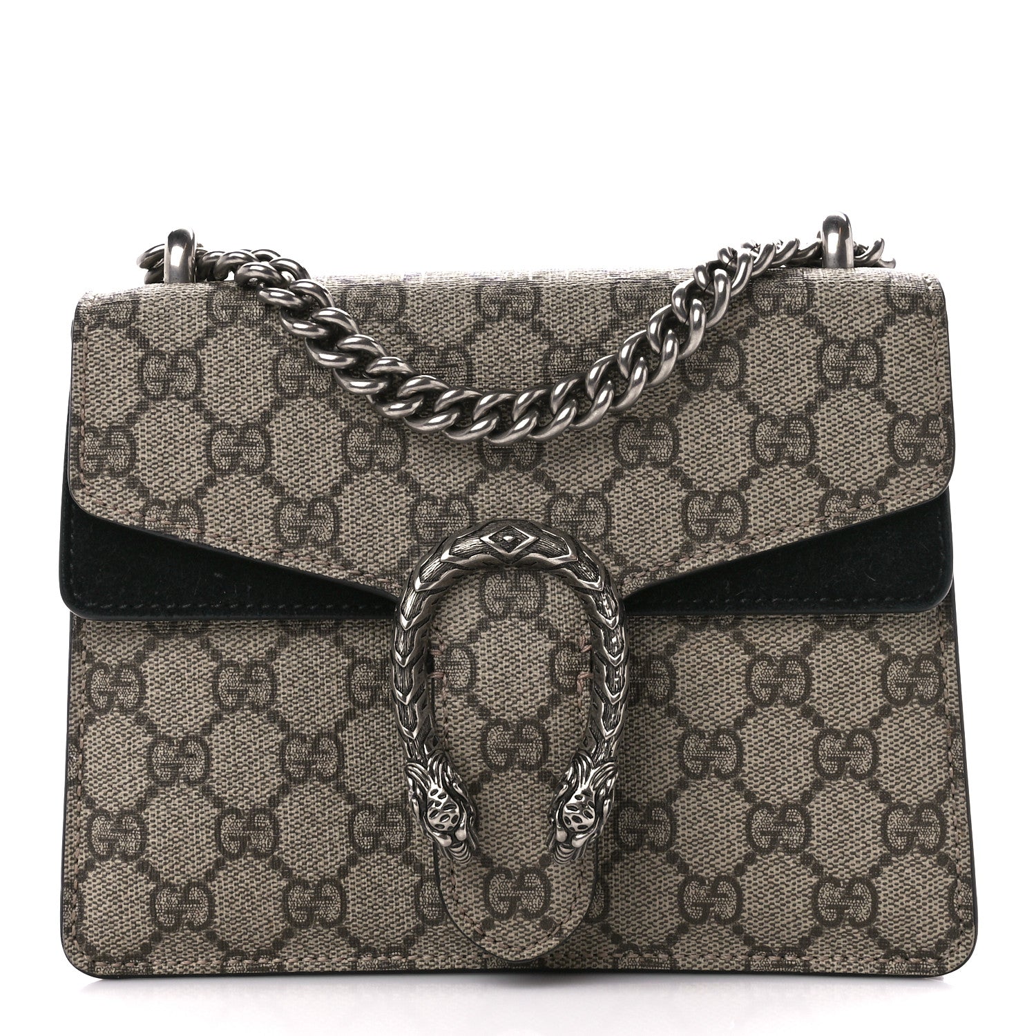 Gucci GG Supreme Monogram Mini Dionysus Shoulder Bag Black 1 of 12