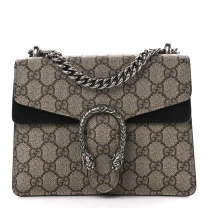 Gucci GG Supreme Monogram Mini Dionysus Shoulder Bag Black 1 of 12