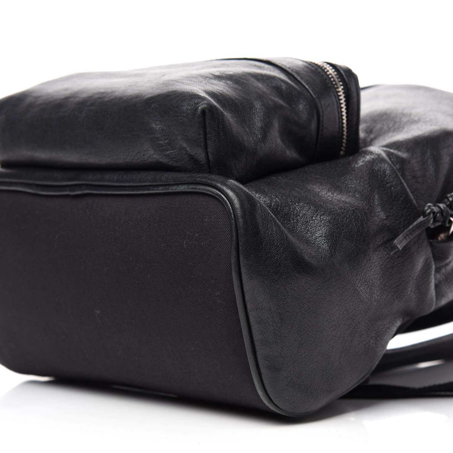 Saint Laurent Lambskin Mini City Backpack Black 7 of 10
