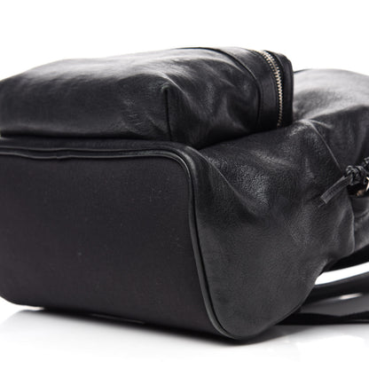 Saint Laurent Lambskin Mini City Backpack Black 7 of 10