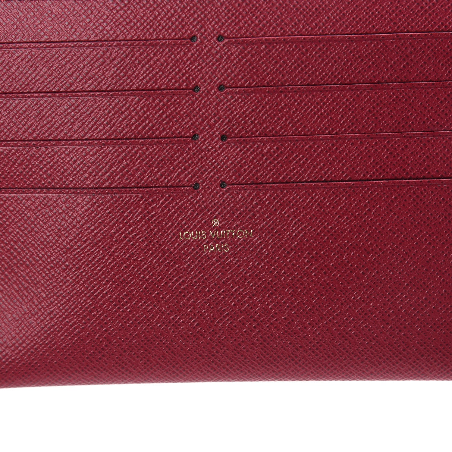 Louis Vuitton Calfskin Felicie Card Holder Insert Fuchsia 5 of 5