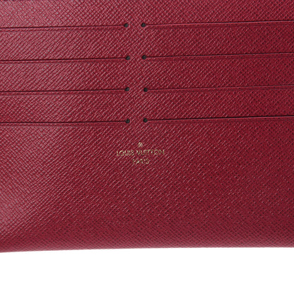 Louis Vuitton Calfskin Felicie Card Holder Insert Fuchsia 5 of 5
