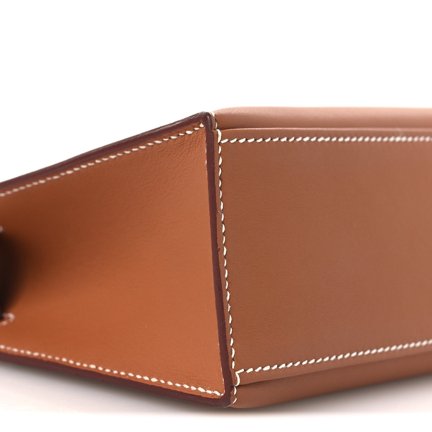 Hermes Swift Kelly Pochette Clutch Gold 9 of 12