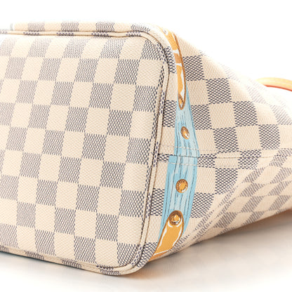 Louis Vuitton Damier Azur Summer Trunks Mykonos Neo Neverfull MM 10 of 10