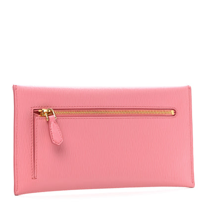 Prada Vitello Move Envelope Wallet Geranio 3 of 7