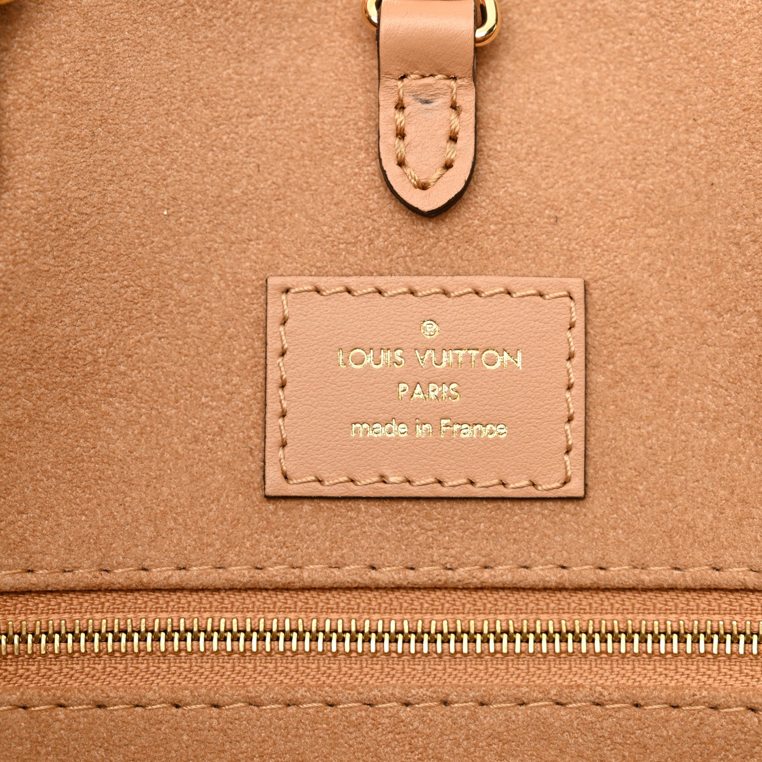 Louis Vuitton Empreinte Monogram Giant Onthego MM Arizona Creme 6 of 9