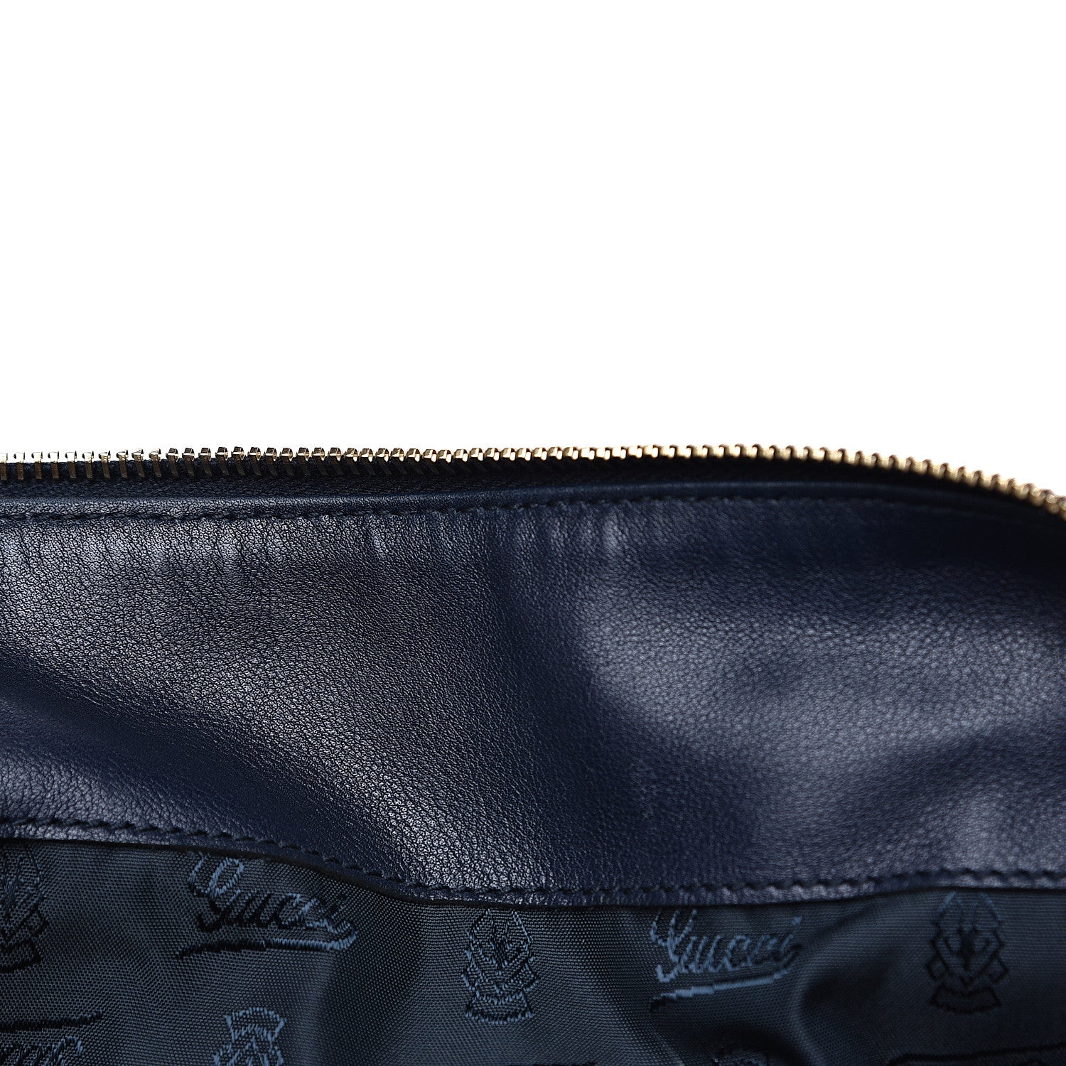 Gucci Crystal Monogram Hysteria Tote Navy Blue 9 of 10