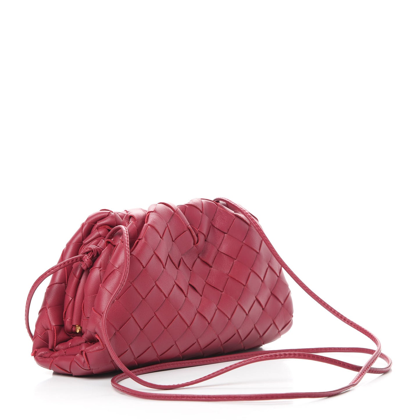 Nappa Intrecciato The Mini Pouch Amaranto