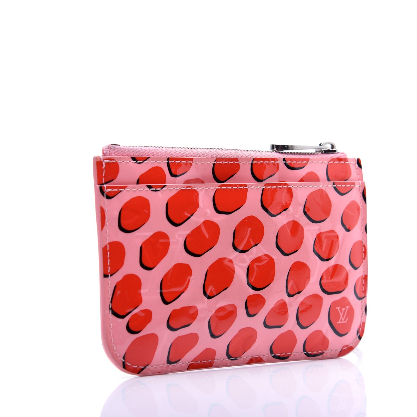 Vernis Jungle Dots Key Pouch Sugar Pink Poppy