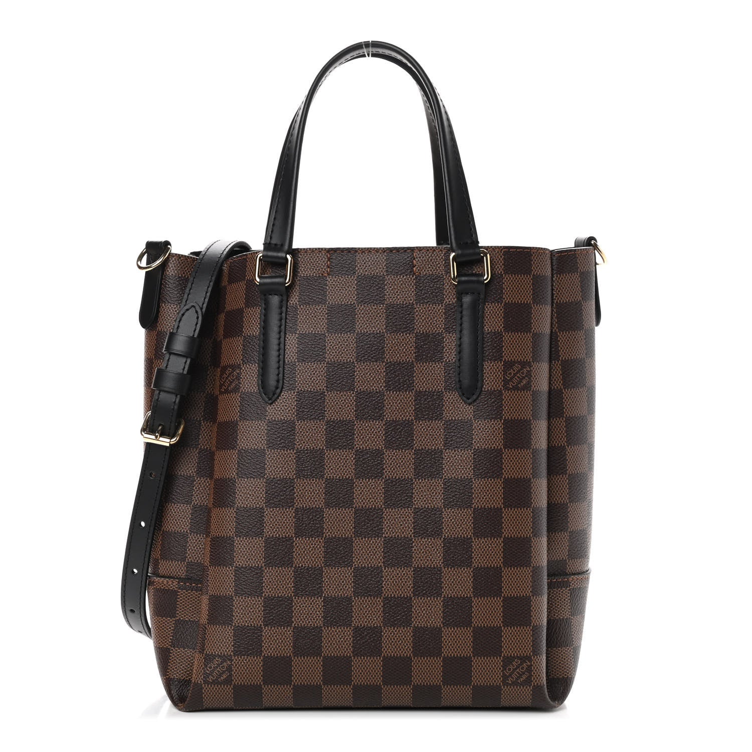Louis Vuitton Damier Ebene Belmont PM Black 1 of 8