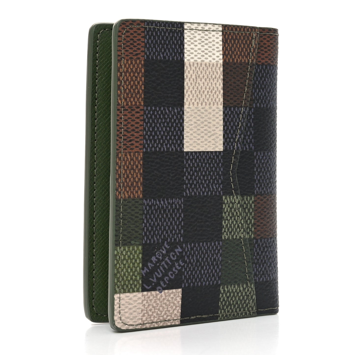 Damoflage Studded Pocket Organizer Green