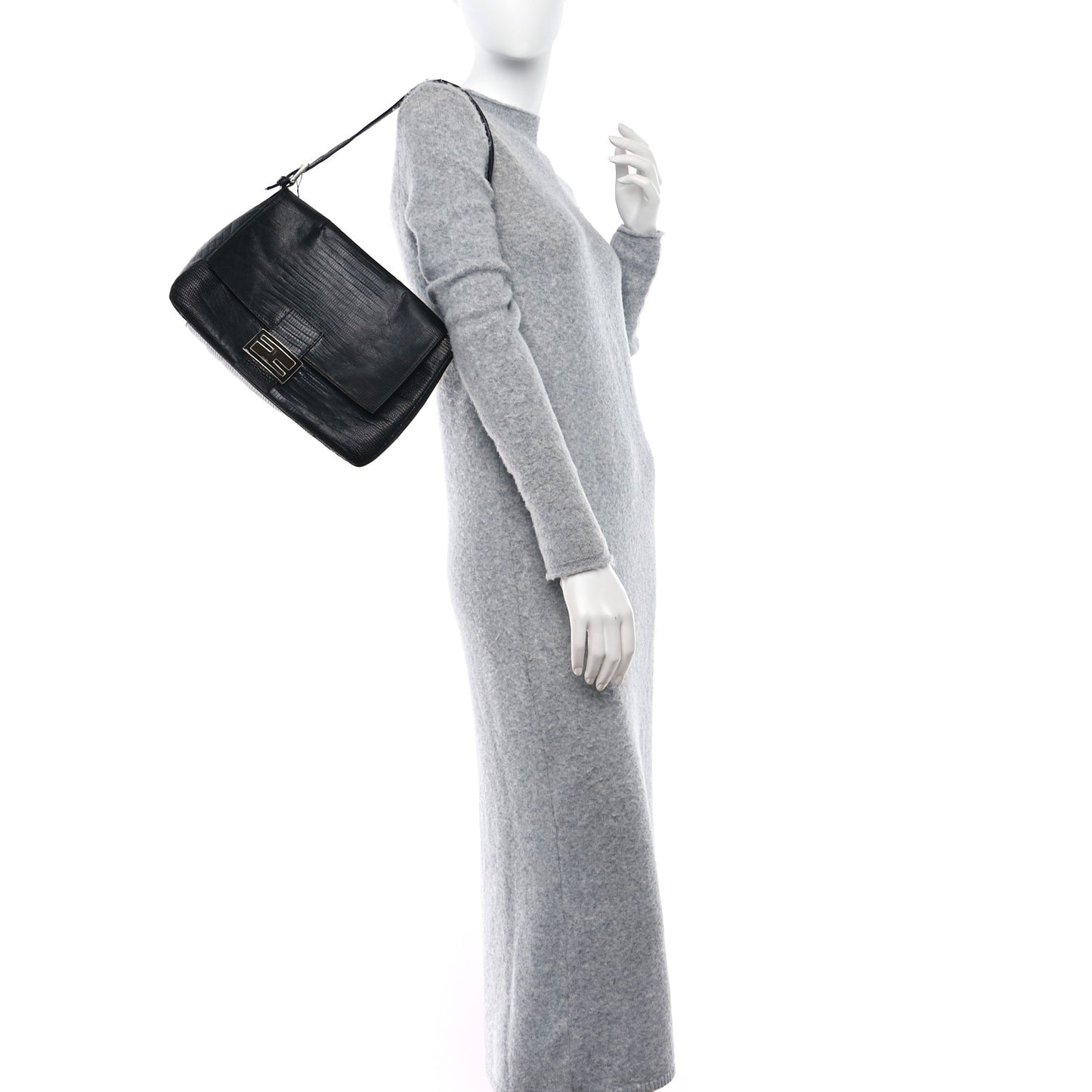 Lizard Mama Baguette Black
