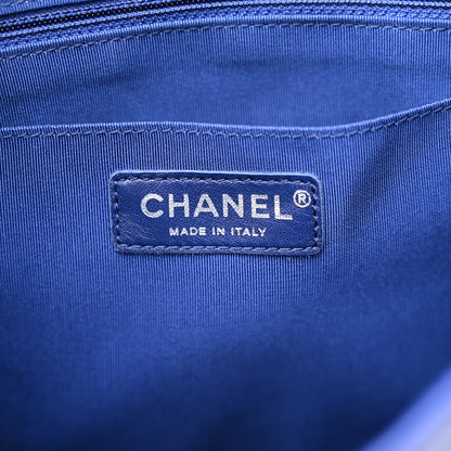 Chanel Lambskin Quilted Large Urban Spirit Backpack Blue 6 of 10