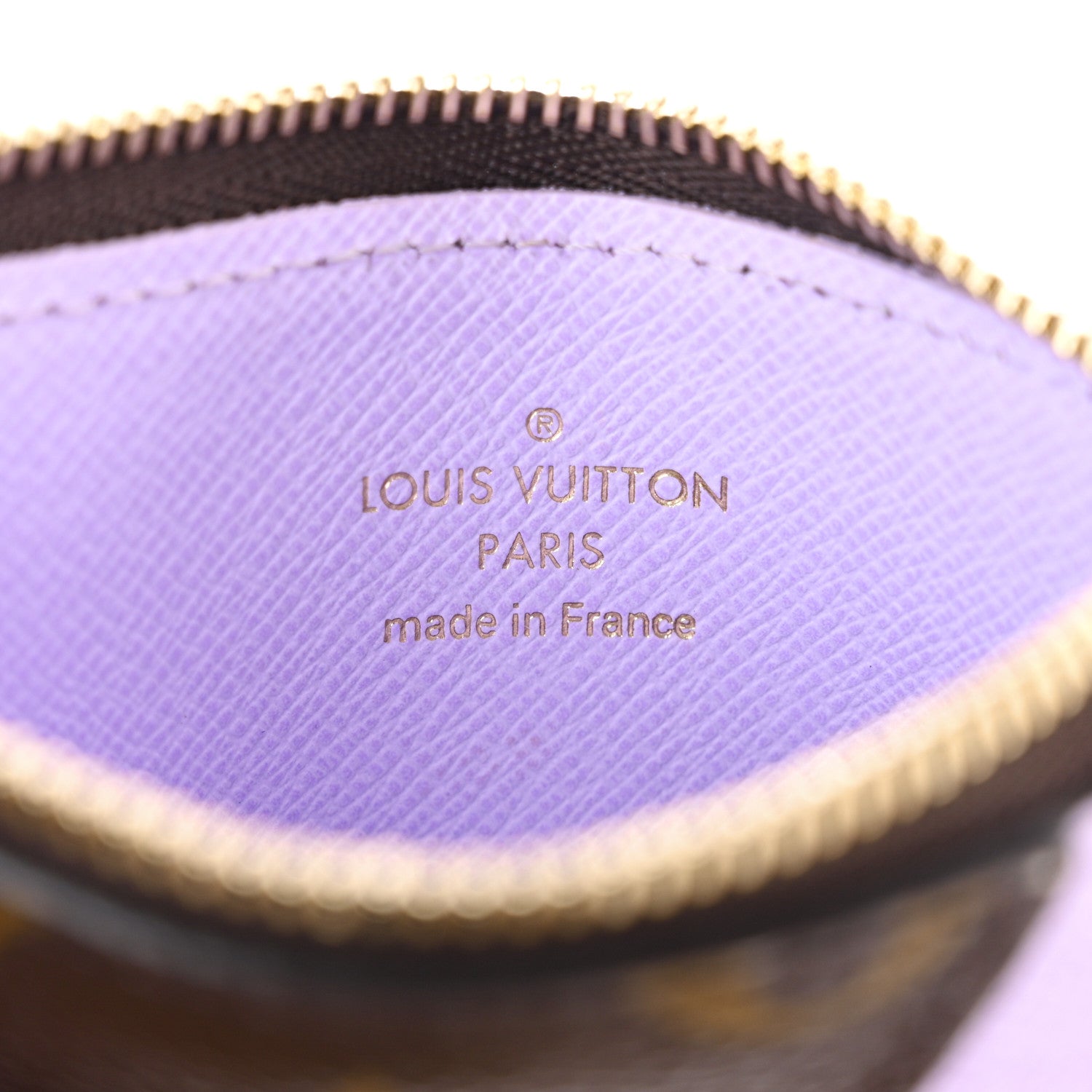 Louis Vuitton Monogram Zipped Romy Card Holder Bubble Tea 6 of 8
