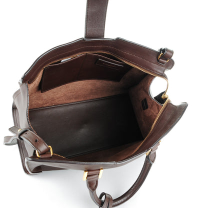 Saint Laurent Calfskin Small Classic Y Cabas Brown 5 of 7