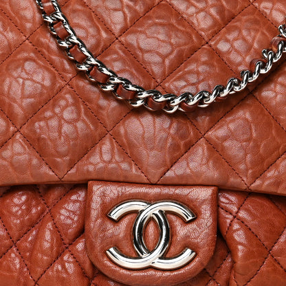 Chanel Washed Lambskin Quilted Medium Chain Around Messenger Brown 8 of 12