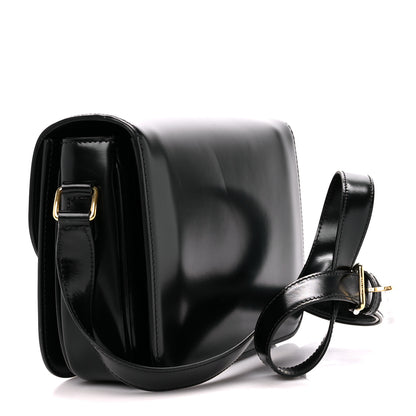 Celine Shiny Calfskin Medium Triomphe Black 3 of 10