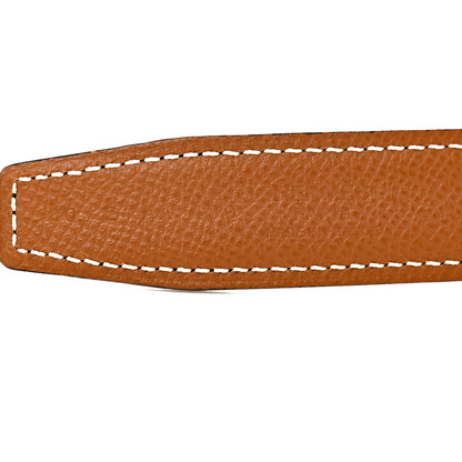 Hermes Epsom Swift 32mm Martelee H Belt 80 32 Black Gold 5 of 5