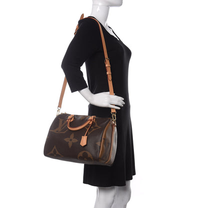 Louis Vuitton Reverse Monogram Giant Speedy Bandouliere 30 2 of 10
