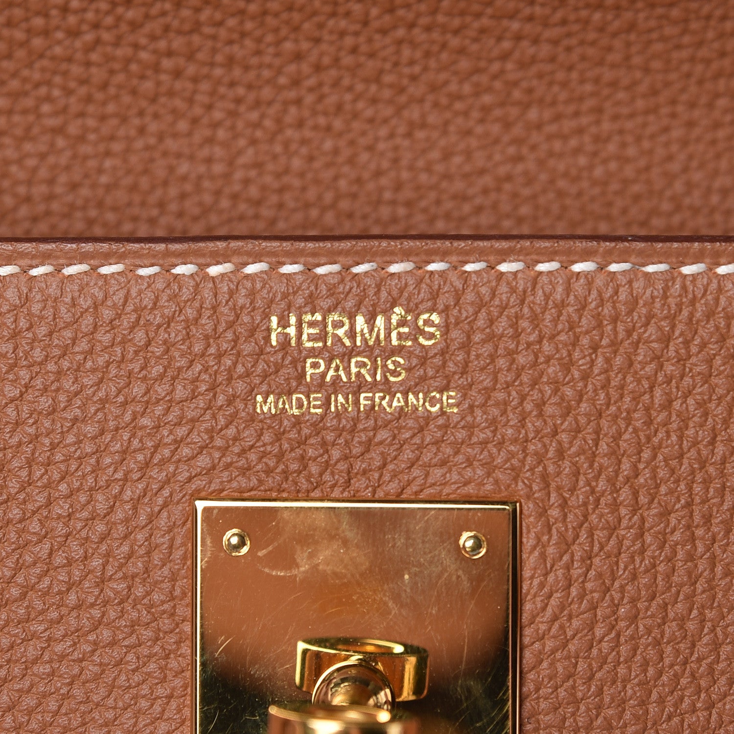Hermes Togo Kelly Retourne 32 Gold 6 of 11